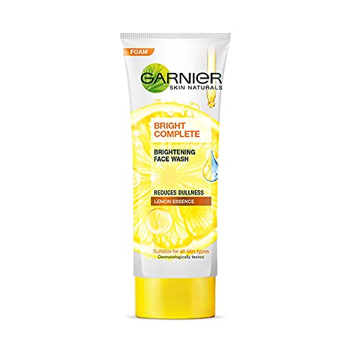 Garnier Skin Naturals, Face Wash, Cleansing and Brightening, Bright Complete