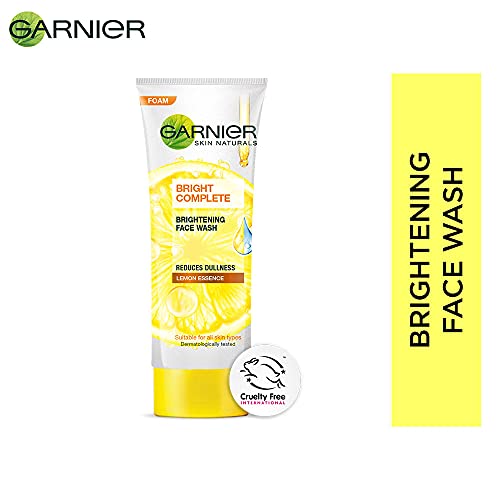 Garnier Skin Naturals, Face Wash, Cleansing and Brightening, Bright Complete