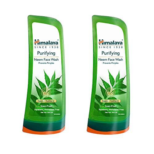 Himalaya Herbals Purifying Neem Face Wash, 300ml, Pack of 2