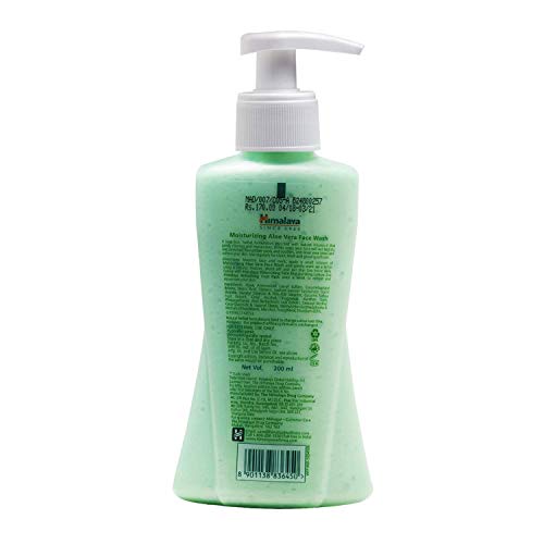 Himalaya Moistur Aloe Vera Face Wash, 200ml, Pack of 2