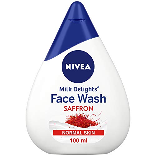 Nivea Face Wash For Normal Skin, Milk Delights Saffron