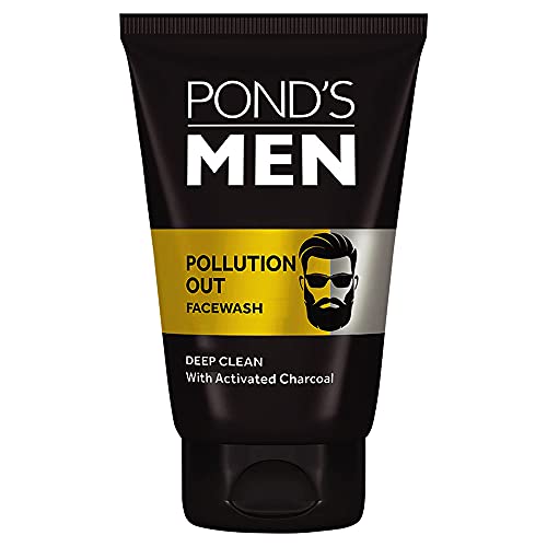 Ponds Men Pollution Out Activated Charcoal Deep Clean Face Wash