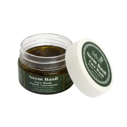 Rustic Art Organic Neem Basil Face Wash Concentrate | 50gm (Pack of 2)