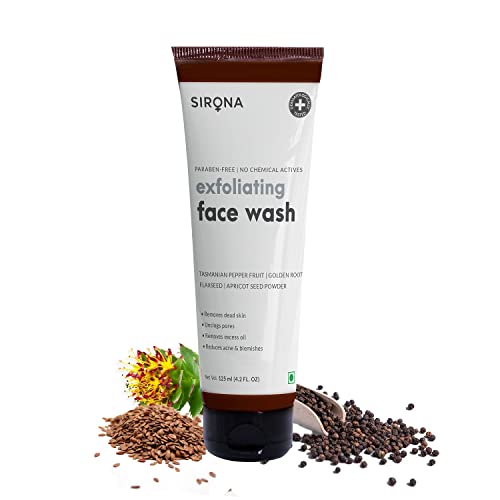 Sirona Natural Exfoliating Face Wash for Men & Women