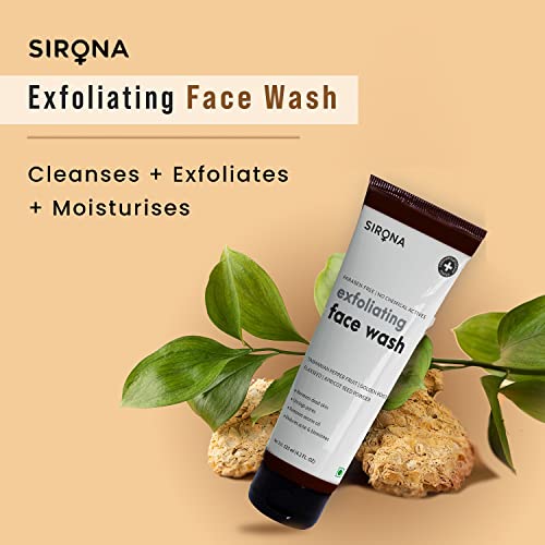 Sirona Natural Exfoliating Face Wash for Men & Women
