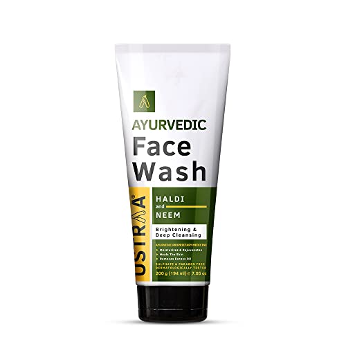 Ustraa Ayurvedic Haldi & Neem Face Wash