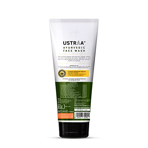 Ustraa Ayurvedic Haldi & Neem Face Wash