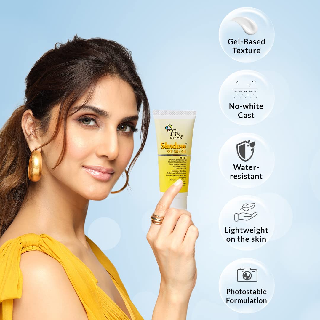Fixderma Shadow Sunscreen SPF 30+ Gel Sunscreen For Oily Skin