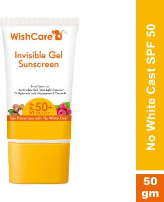 WishCare Invisible Gel Sunscreen SPF 50+ PA++++ Ultra Light Weight