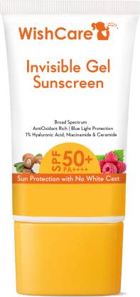 WishCare Invisible Gel Sunscreen SPF 50+ PA++++ Ultra Light Weight