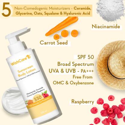 WishCare SPF50 Sunscreen Body Lotion