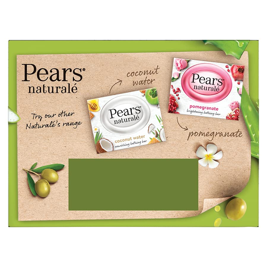 Pears Natural? Detoxifying Soap Bar, Pack of 4