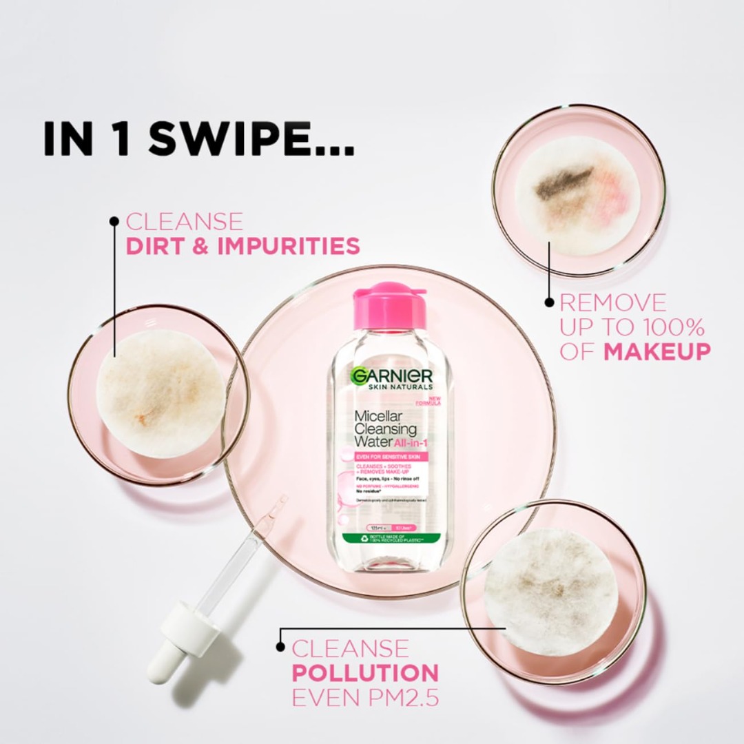 Garnier Skin Naturals Cleansing Water & Micellar Cleansing Water