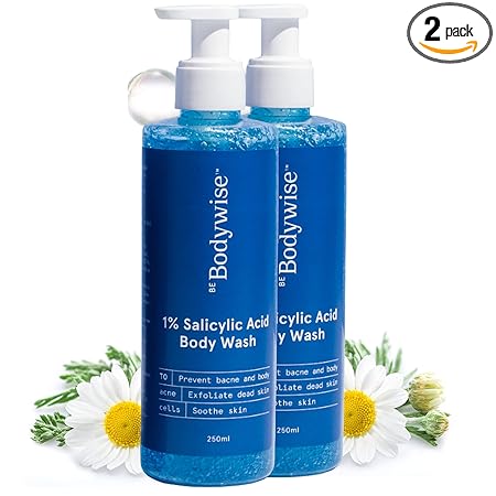 Be Bodywise 1% Salicylic Acid Body Wash, Pack of 2