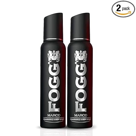 Fogg Marco No Gas Deodorant for Men, Body Spray, Pack of 2