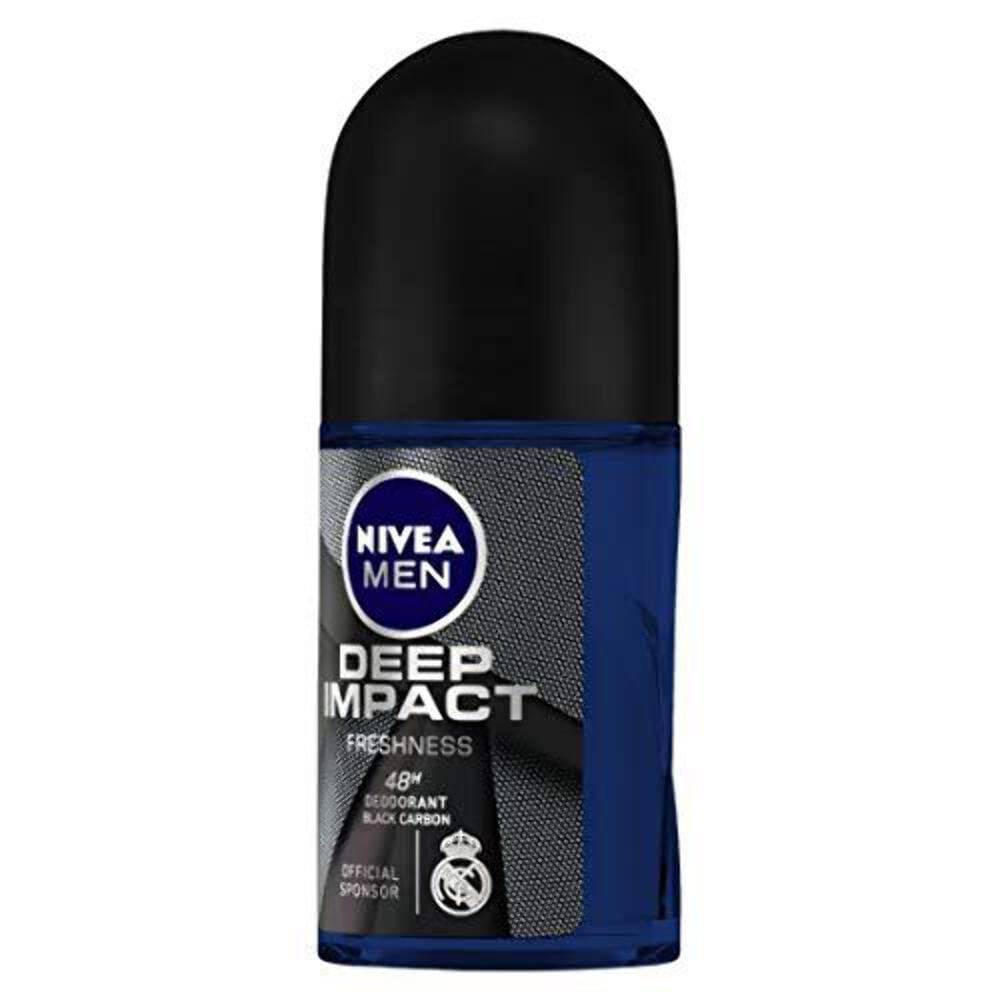 Nivea Men Deep Impact Freshness Deodorant Roll-on For Men, Pack of 2