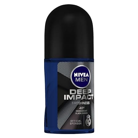 Nivea Men Deep Impact Freshness Deodorant Roll-on For Men, Pack of 3