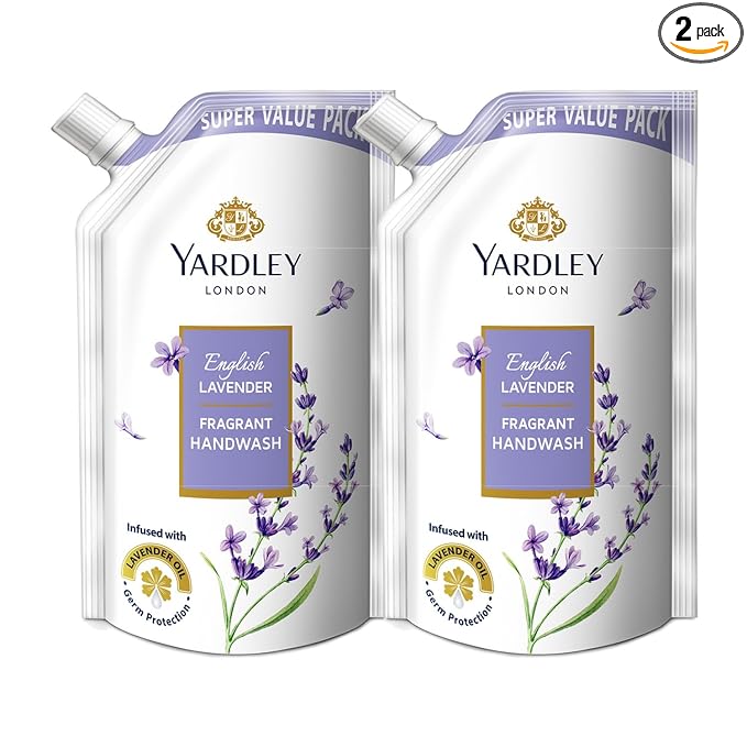 Yardley London English Lavender Fragrant Handwash, Pack of 2