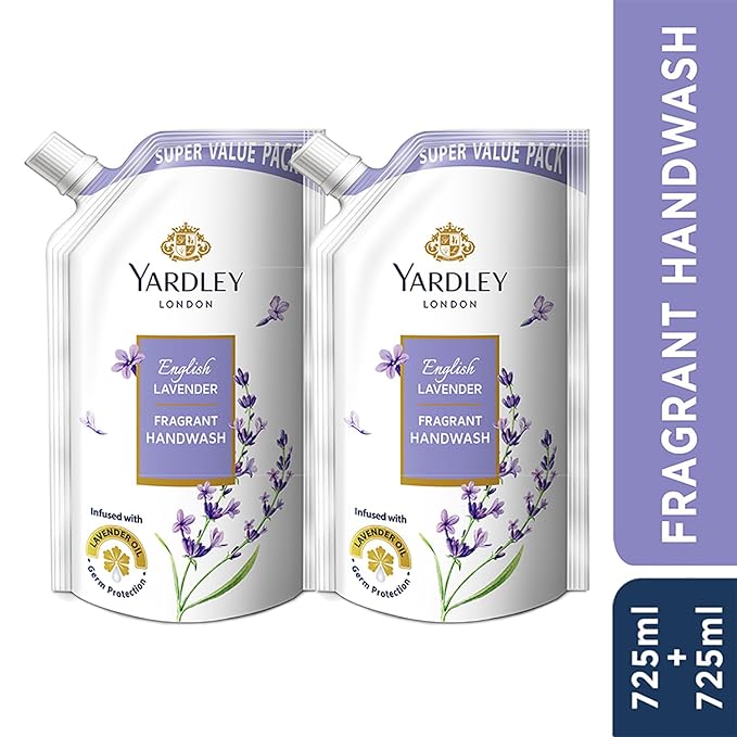 Yardley London English Lavender Fragrant Handwash, Pack of 2