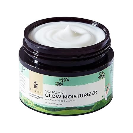 Pilgrim Squalane (Plant) Glow Moisturizer for face