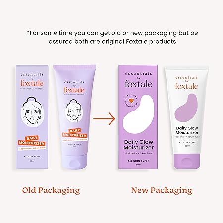 FoxTale Essentials Daily Glow Face Moisturizer | Pack of 2