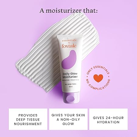 FoxTale Essentials Daily Glow Face Moisturizer | Pack of 2