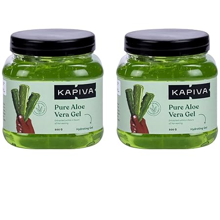 Kapiva Pure Aloe Vera Skin Gel, Pack of 2