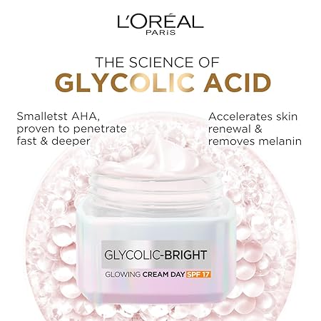 Loreal Paris Glycolic Bright Day Cream with SPF 17