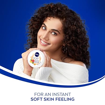 Nivea Soft Light Moisturizer Cream Playful Peach For Hands And Body