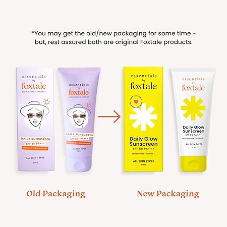 Foxtale Essentials Daily Glow Sunscreen SPF 50 PA+++