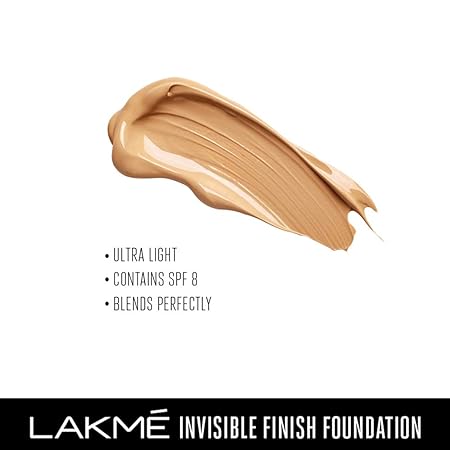 Lakme Invisible Finish SPF 8 Liquid Foundation