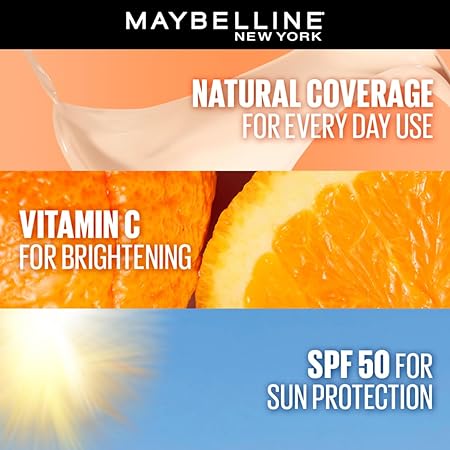 Maybelline New York Liquid Foundation with Spf 50 & Vitamin C