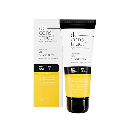Deconstruct Face Gel Sunscreen SPF 55+ and PA+++, 50 Gm