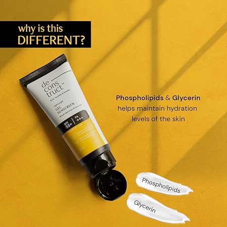 Deconstruct Face Gel Sunscreen SPF 55+ and PA+++, 50 Gm