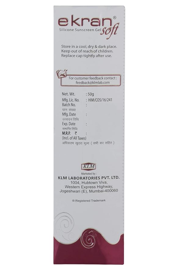 Ekran Soft Spf 50+ Silicone Sunscreen Gel