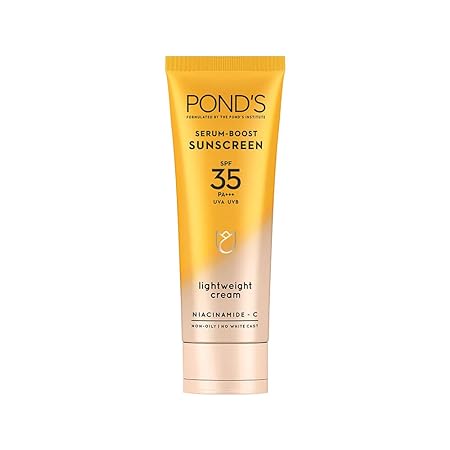 Ponds Serum boost sunscreen SPF 35 and NIACINAMIDE-C Serum