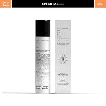 Underated Sunscreen SPF 50 PA++++ Powered With Vitamin C & Vitamin E
