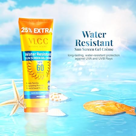 VLCC Water Resistant SPF 60 PA+++ Sunscreen Gel Cr?me With Niacinamide
