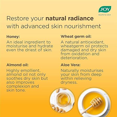Joy Honey & Almonds Deep Nourishing Moisturizer for Face, Hands & Body