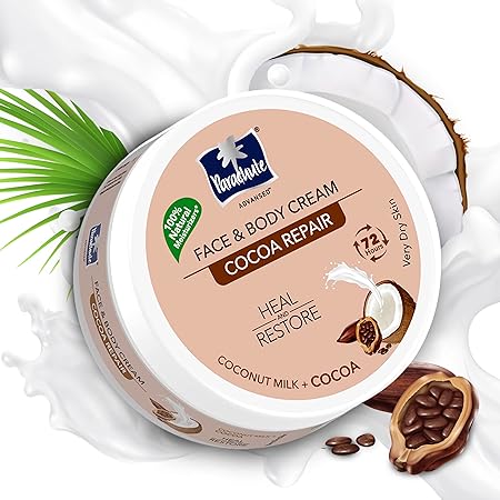 Parachute Advansed Cocoa Repair and Body Cream, Moisturiser for face and body