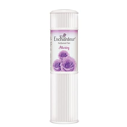Enchanteur Alluring Perfumed Talcum Powder with Exotic French Fragrance for Women