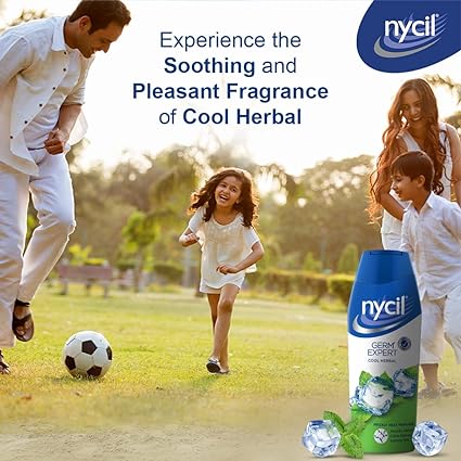Nycil Germ Expert Cool Herbal Prickly Heat and Cooling Powder
