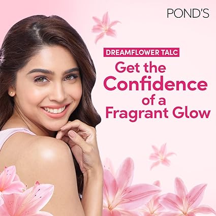 Ponds Dreamflower Fragrant Talcum Powder Pink Lily