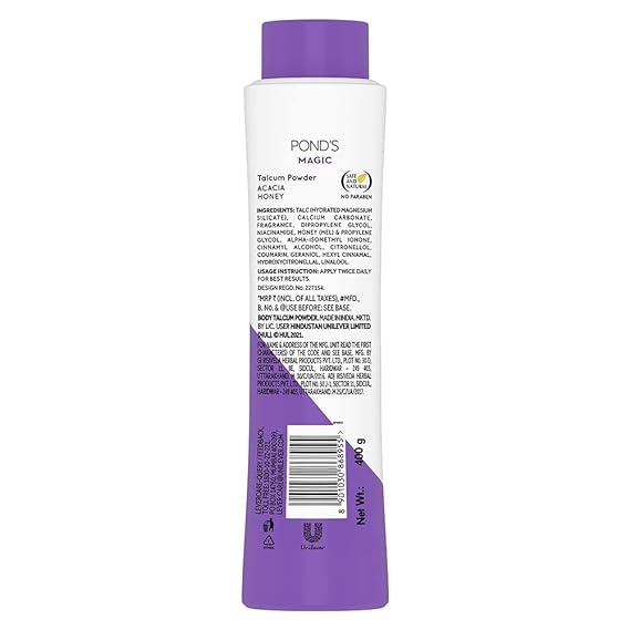 Ponds Magic Acacia Honey Fragrance Talcum Powder