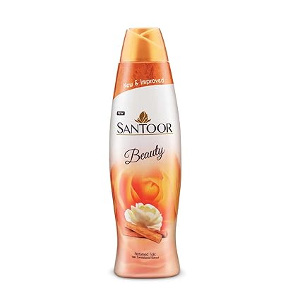 Santoor Beauty Talc with Sandalwood Extracts
