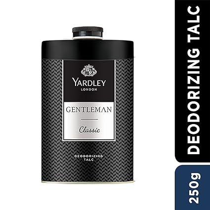 Yardley London Gentleman Classic Deodorizing Talc Deodorizing Body Talc for Men