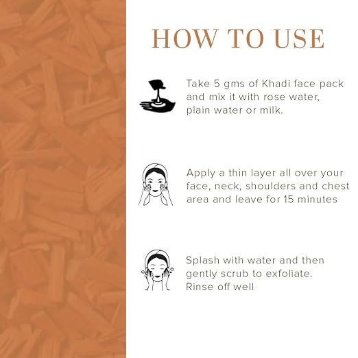 Khadi Natural Sandalwood Herbal Face Pack