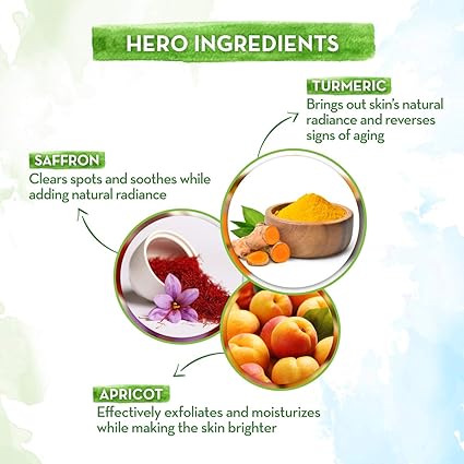 Mamaearth Ubtan Face Pack Mask For Fairness, Lightening,Moisturizing, Tanning & Glowing Skin With Saffron, Turmeric & Apricot Oil