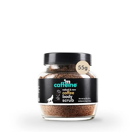 mCaffeine Exfoliating Coffee Body Scrub for Tan Removal & Soft-Smooth Skin For Women & Men