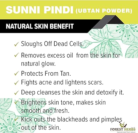 The Forest Herbs Natural Care From Nature Sunnipindi Herbal Nalangu Maavu Ubtan Bath Powder For Skin